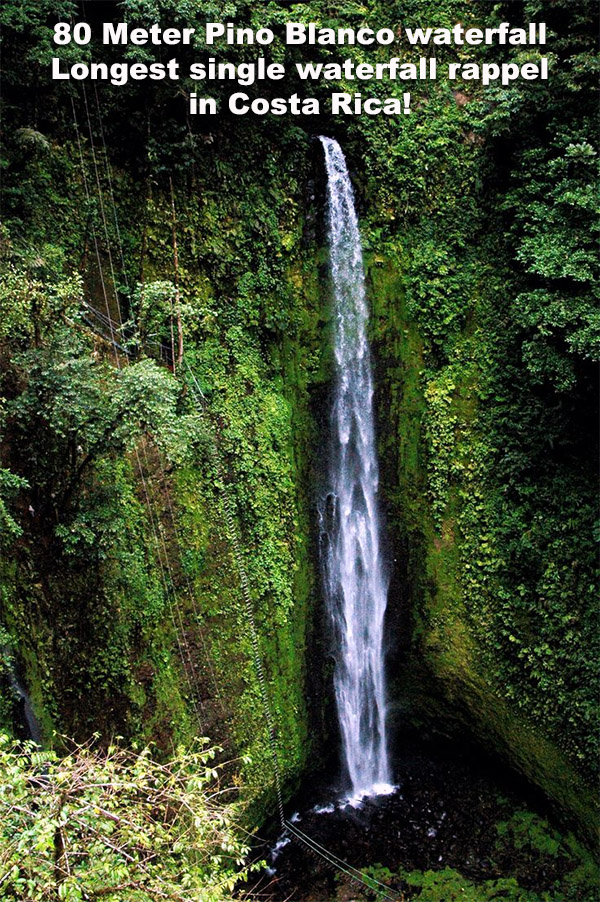 80 meter Waterfall Rappel