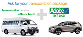Rental car , Transfers and Shuttles